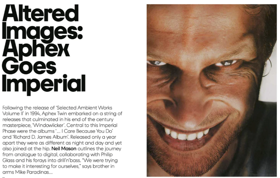 Aphex Twin - A Disco Pogo Tribute – 20k and a dead sheep