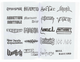 KVLT KATALOGVE Metal Logo Archive